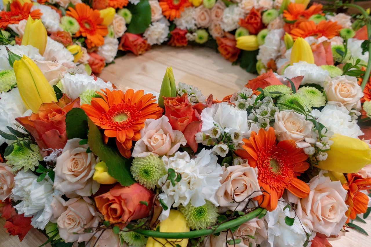 Funeral wreaths