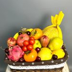 Composed Moment Funeral Fruit Basket