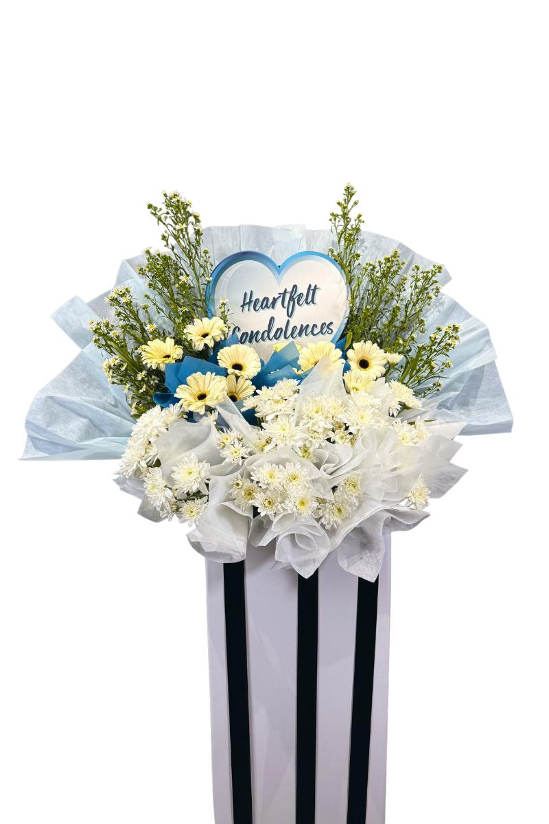 HBW-159-2.jpg With Deepest Sympathy Wreath - Image 1